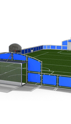 Exemple de pista esportiva multiusos
