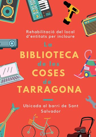 Cartell de la Biblioteca de les coses de Tarragona